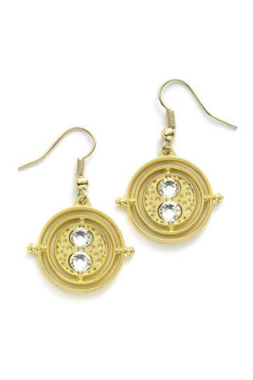 Harry Potter -oorbellen Time Turner (goud verguld)