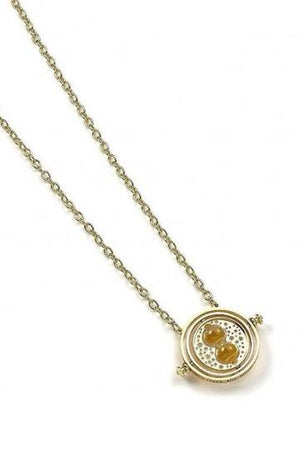 Harry Potter hanger & ketting spinning time turner (goud verguleerd)