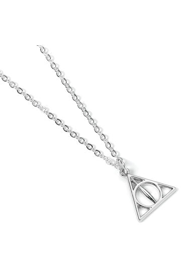 Harry Potter Pendant & Necklace Deathly Hallows (verzilverd)