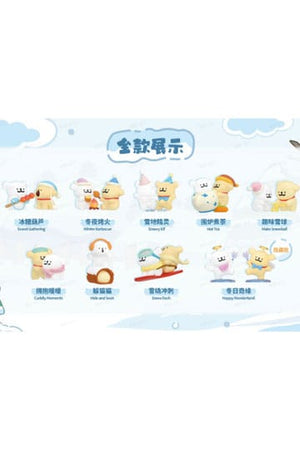 Maltese knuffelige momenten serie Mini -figuren 9 cm display (8)