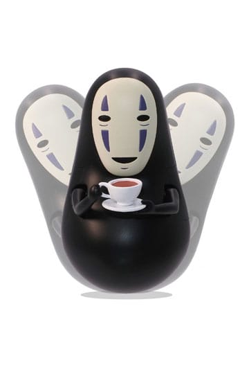 Spirited weg rond bodem beeldje No Face's Coffe Time 6 cm