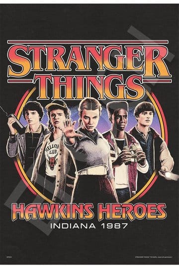 Stranger Things puzzel van 1000 stukjes Hawkins Heroes