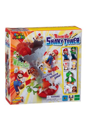 Super Mario-spel Opblazen! Wankele Toren