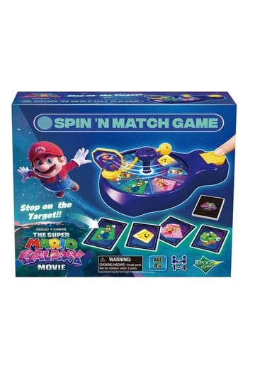 Super Mario-spel Galaxy Movie Spin'n Match