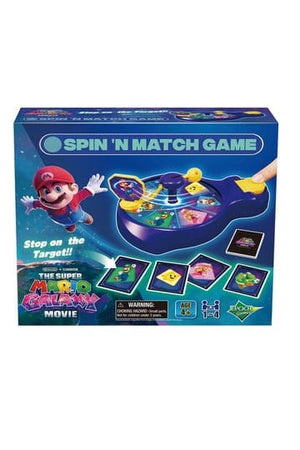 Super Mario-spel Galaxy Movie Spin'n Match