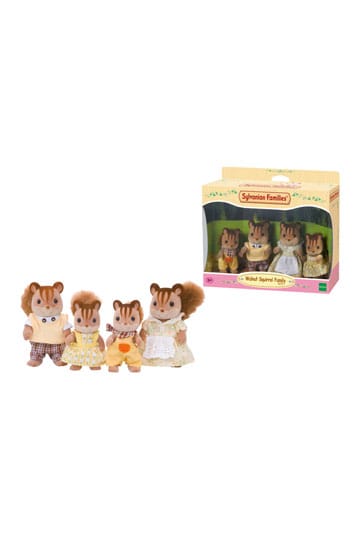 Sylvanian Families: Family Walnoot eekhoorn figuur 7 cm