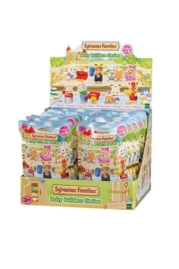 Sylvanian Families: Bouwplaatsbabyvriendjes Verrassingstasje figuur 5 cm Display (16)
