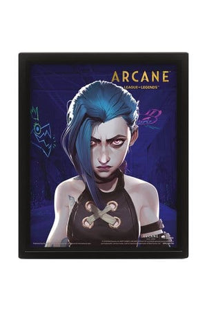 League of Legends Arcane 3D lenticulaire poster Jinx-VI