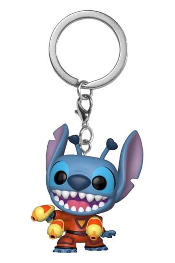 Lilo & Stitch Pop! Vinylsleutelhangers 4 cm steek met blasterweergave (12)