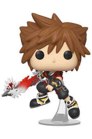 Kingdom Hearts 3 POP! Disney Vinyl Figuur Sora met Schild 9 cm