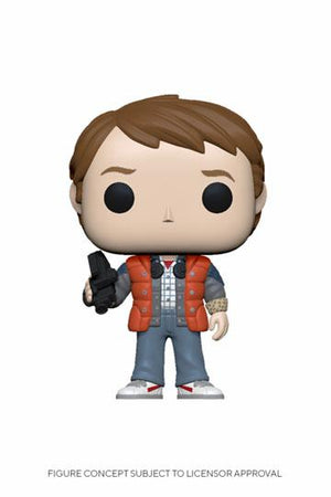 Terug naar de toekomstige pop! Vinyl figuur marty in gezwollen vest 9 cm