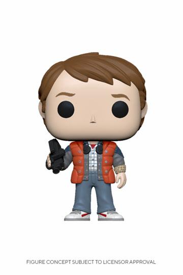 Terug naar de toekomstige pop! Vinyl figuur marty in gezwollen vest 9 cm