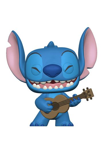 Lilo & Stitch Pop! Disney Vinyl Figuur Stitch met Ukelele 9 cm
