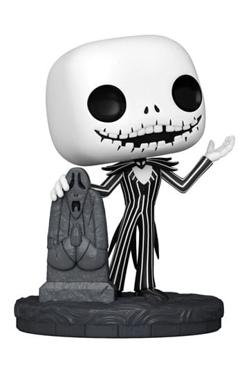 Nightmare Before Christmas 30th Pop! Disney Vinyl Figuur Jack W/Gravestone 9 cm