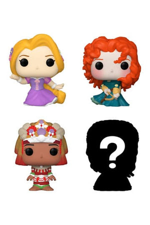 Disney Princesses Bitty Pop! Vinyl Figuur 4-pack Rapunzel 2,5 cm