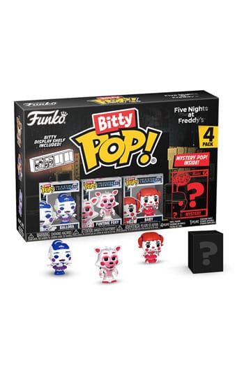 Vijf nachten bij Freddy's Bitty Pop! Vinyl Afbeelding 4-pack Ballora 2,5 cm