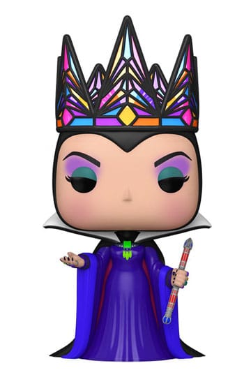 Disney Pop! Disney vinyl figuur kwaadaardige koningin (zwarte en paarse jurk) 9 cm