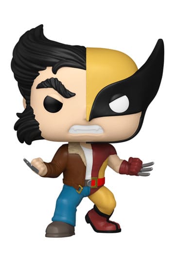 Marvel Pop! Vinylfiguur split-wolverine/logan 9 cm