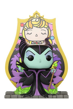 Disney Pop! Deluxe vinyl figuur maleficent (glas) 9 cm