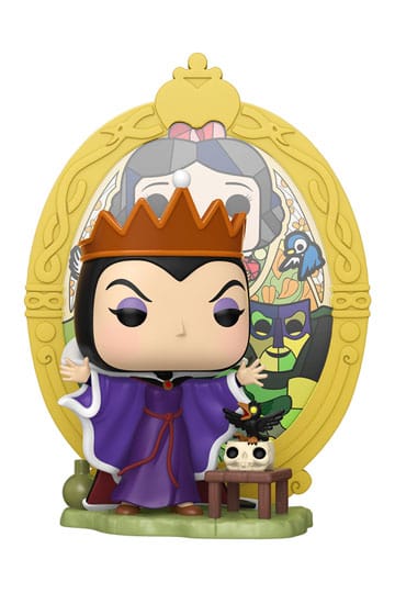 Disney Villians pop! Deluxe vinyl figuur kwaadaardige koningin (glas) 9 cm