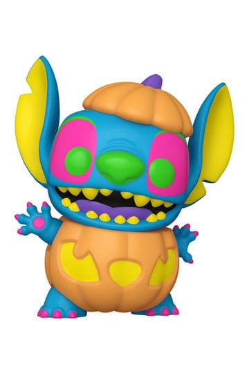 Lilo & Stitch Pop! Disney vinyl figuur blacklight pompoensteek 9 cm