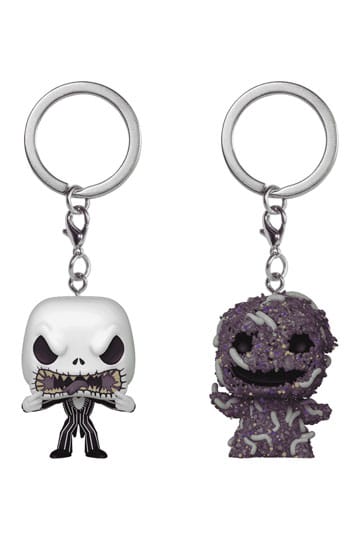 Nightmare Before Christmas Pop! Vinyl Keychain 2-Pack Jack/Oogie 4 cm