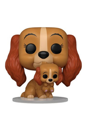 Lady and the Tramp Pop! Disney vinyl figuur dame w/puppy 9 cm
