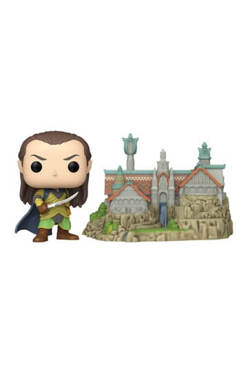De Lord of the Rings-POP! Town vinylfiguur Elrond & Rivendell 9 cm