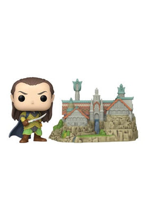 De Lord of the Rings-POP! Town vinylfiguur Elrond & Rivendell 9 cm