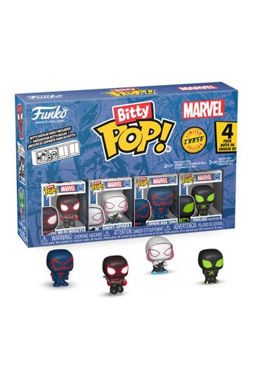 Spider-Man Bitty Pop! Vinyl Afbeelding 4-pack Serie 2 2 cm