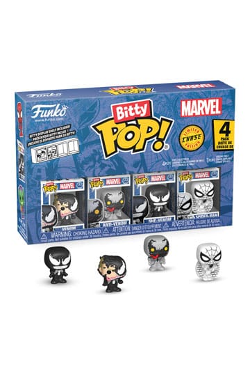 Spider-Man Bitty POP! Vinylfiguur 4-pack Serie 3 2 cm