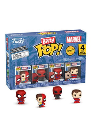 Spider-Man Bitty Pop! Vinyl Afbeelding 4-pack Serie 4 2 cm