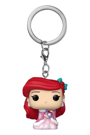Disney Princess Pop! Vinylsleutelhangers 4 cm Holiday Ariel Display (12)