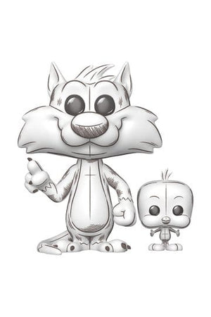 Looney Tunes POP!&Buddy Animatie Vinyl Figuur Sylvester&Tweety 9 cm