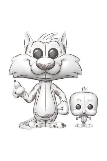 Looney Tunes POP!&Buddy Animatie Vinyl Figuur Sylvester&Tweety 9 cm