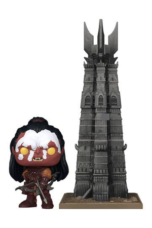 Lord of the Rings Pop! Stadsvinyl figuur lurtz w/toren 9 cm