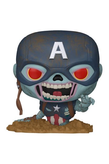 Marvel Zombies Pop! Marvel vinyl figuur Captain America 9 cm