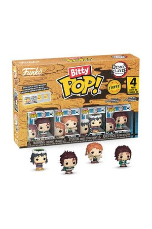 Demon Slayer: Kimetsu geen Yaiba Bitty POP! Vinylfiguur 4-pack Tanjiro 2,5 cm