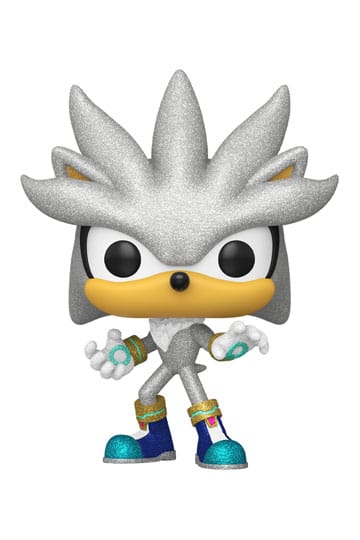 Sonic the Hedgehog Pop! Games vinyl figuur zilver de egel (fl) 9 cm