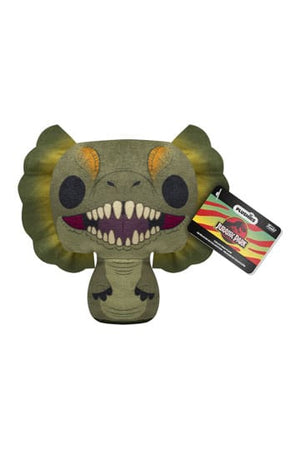 Jurassic Park pluche figuur dilophosaurus 18 cm