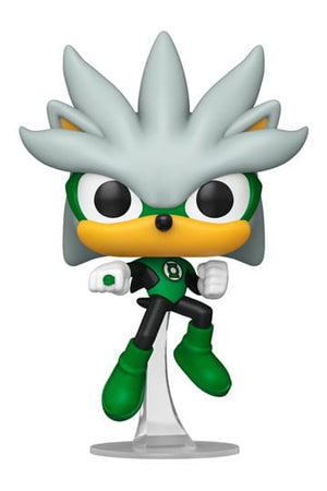 DC's Justice League en Sonic the Hedgehog POP! Movies Vinylfiguren Zilver/GL 9 cm