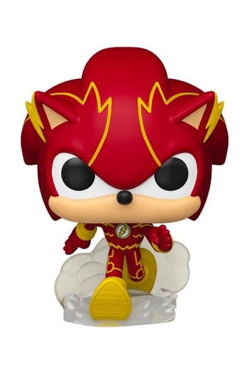 DC x Sonic the Hedgehog POP! Heroes Vinylfiguur Sonic als The Flash 9 cm