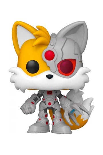DC x Sonic the Hedgehog POP! Heroes Vinyl Figuur Staarten als Cyborg 9 cm