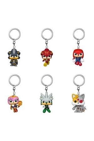 Sonic the Hedgehog POP! Vinyl sleutelhangers 4 cm display (12)