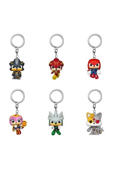 Sonic the Hedgehog POP! Vinyl sleutelhangers 4 cm display (12)