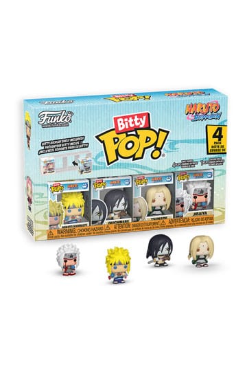 Naruto Shippuden Bitty POP! Vinylfiguur 4-pack Team 2 2,5 cm