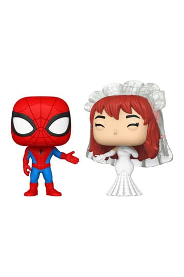Wonder POP! Vinylfiguren 2-pack Superheldenkoppels - SM & MJ 9 cm