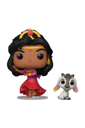 De klokkenluider van de Notre Dame POP! Vinylfiguur Esmeralda & Djali 9 cm