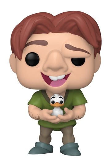 De klokkenluider van de Notre Dame POP! Vinylfiguur Quasimodo met Vogel 9 cm