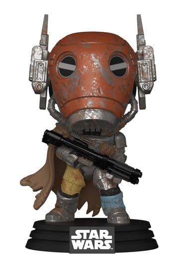 Star Wars: The Mandalorian en Grogu POP! Vinyl Bobblehead Figuur Mercenary Guard Droid 9 cm